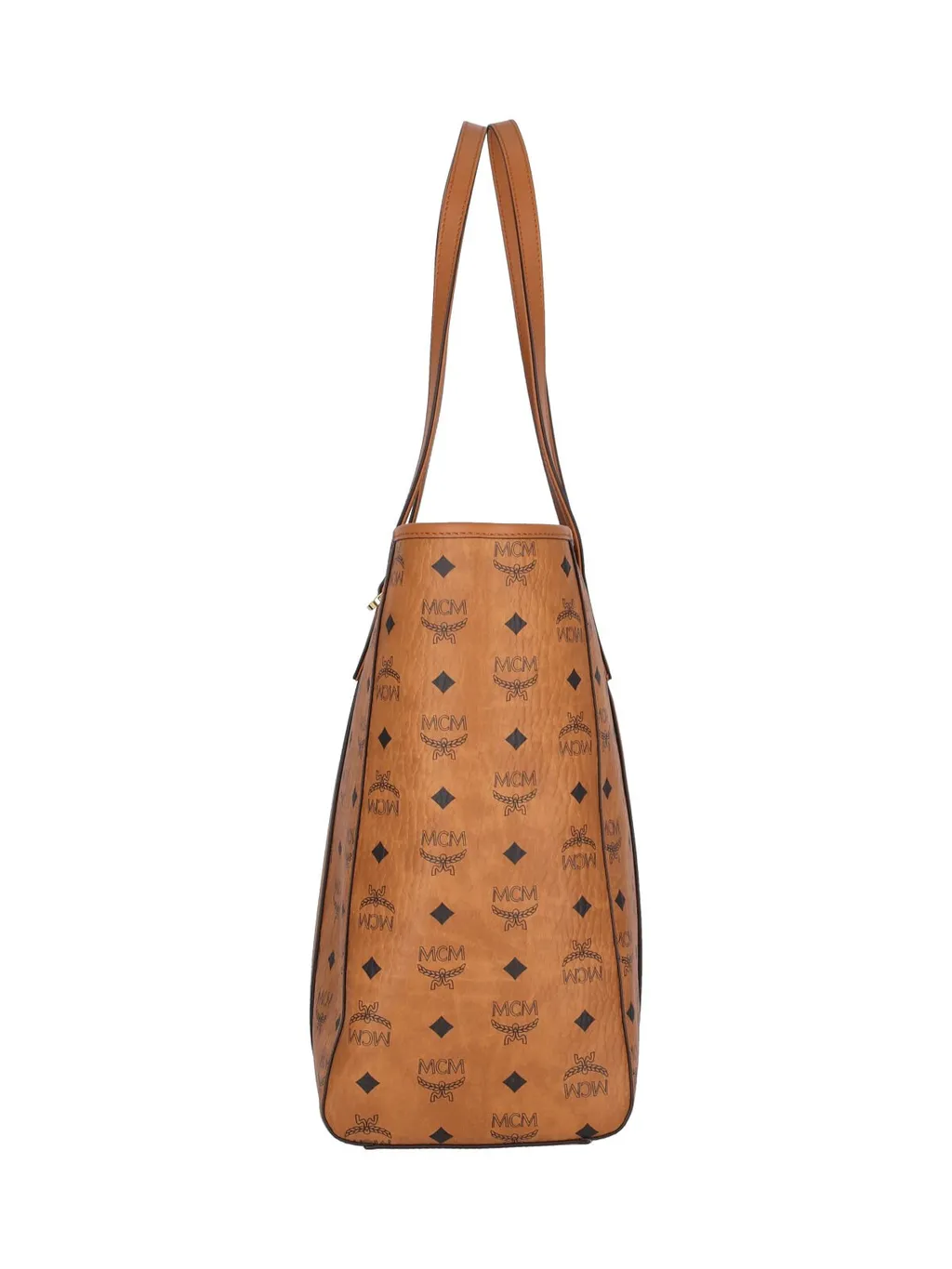 Allover Logo Printed Tote Bag