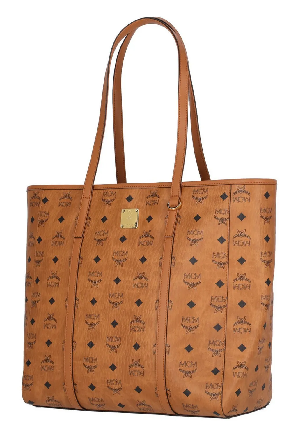 Allover Logo Printed Tote Bag