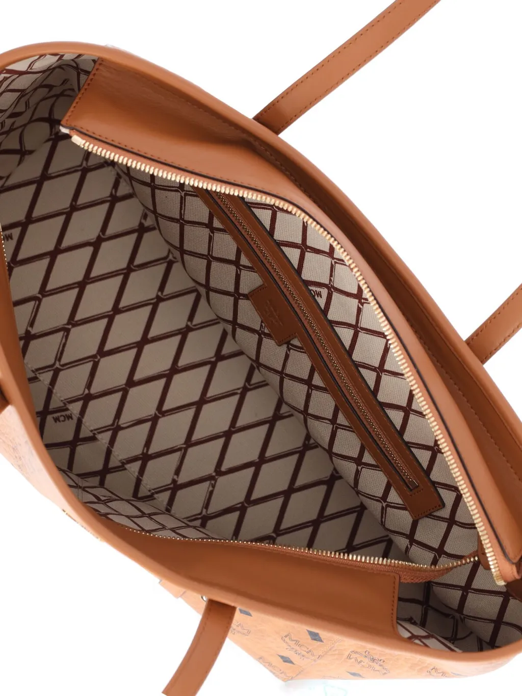 Allover Logo Printed Tote Bag