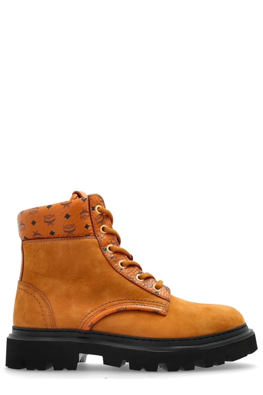 Round Toe Lace-Up Boots
