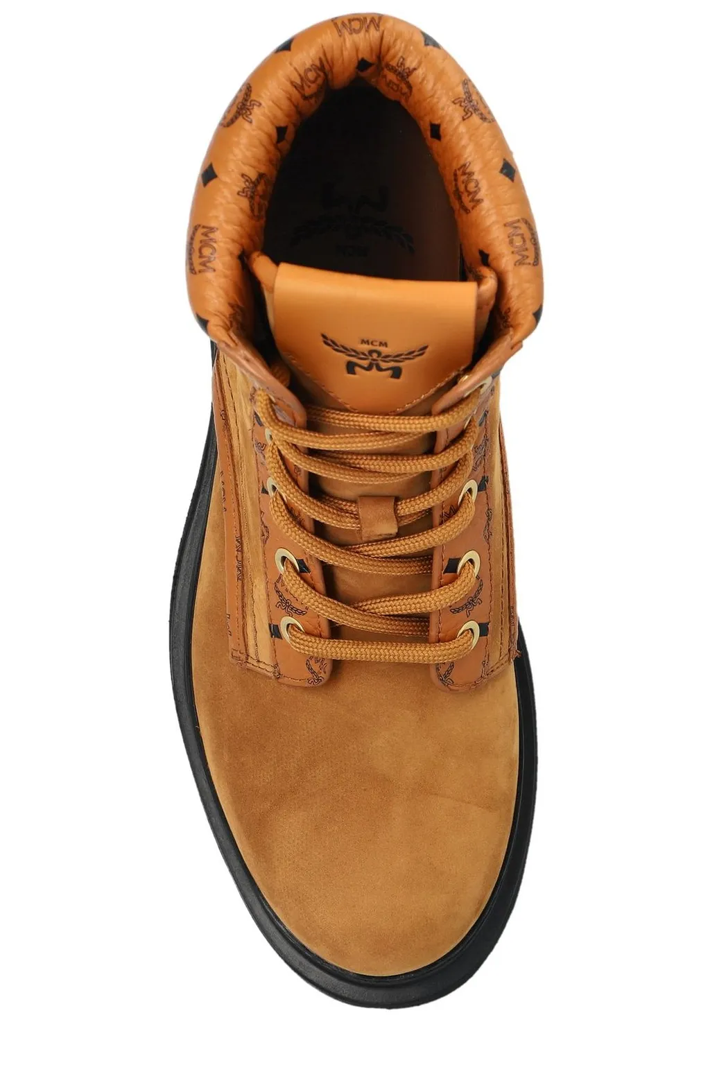 Round Toe Lace-Up Boots