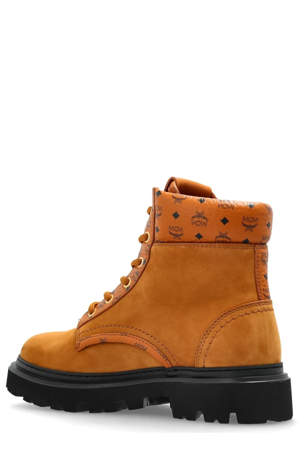 Round Toe Lace-Up Boots