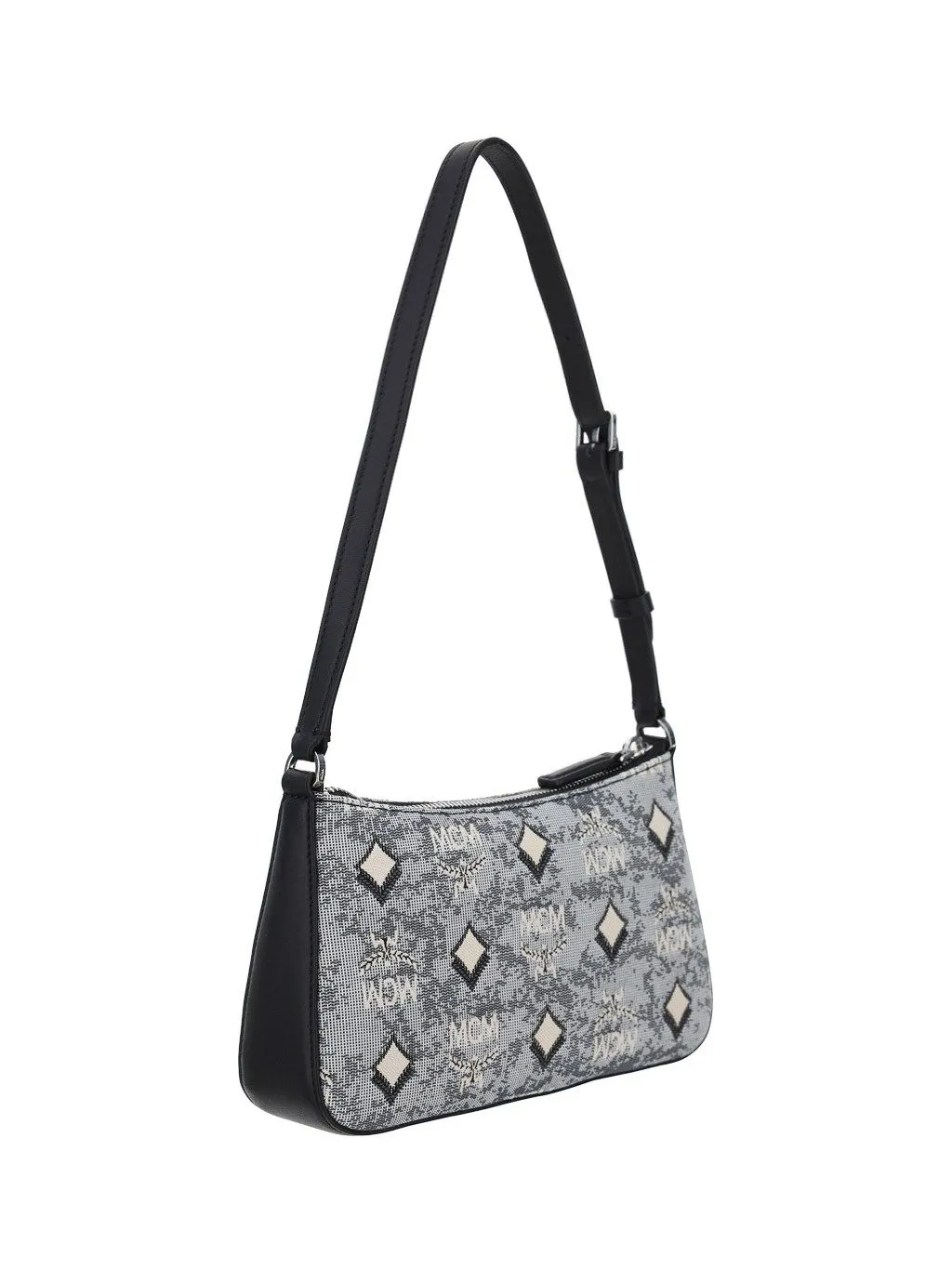 Aren Vintage Monogram Jacquard Shoulder Bag
