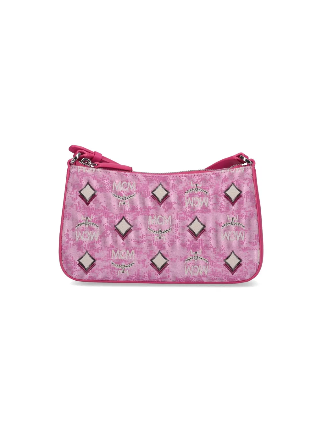 Aren Vintage Monogram Jacquard Shoulder Bag