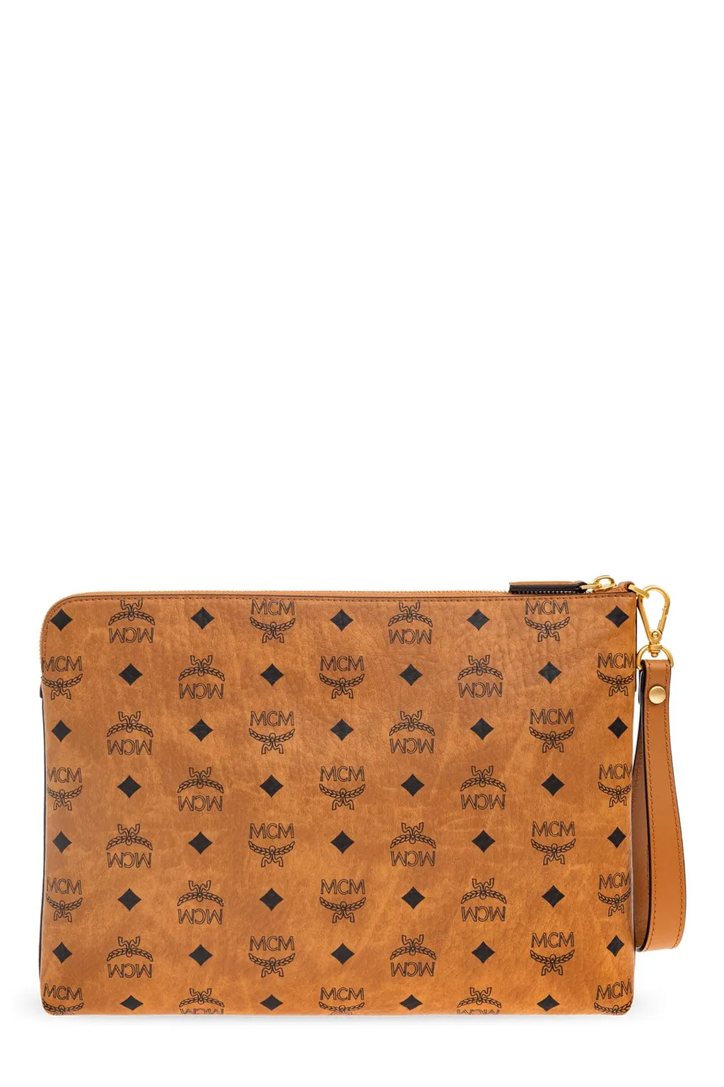 Diamond Wristlet Medium Pouch Bag