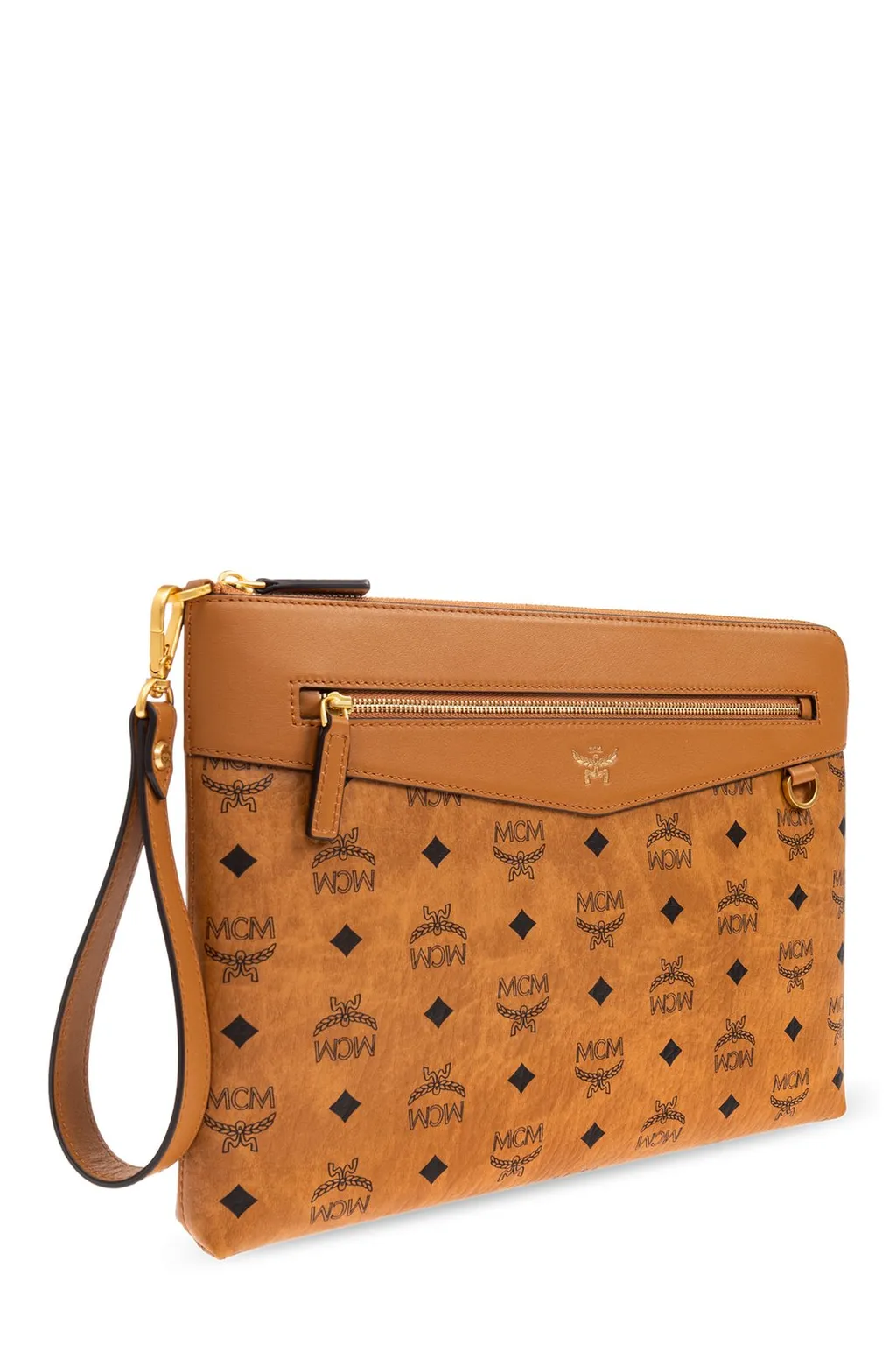Diamond Wristlet Medium Pouch Bag