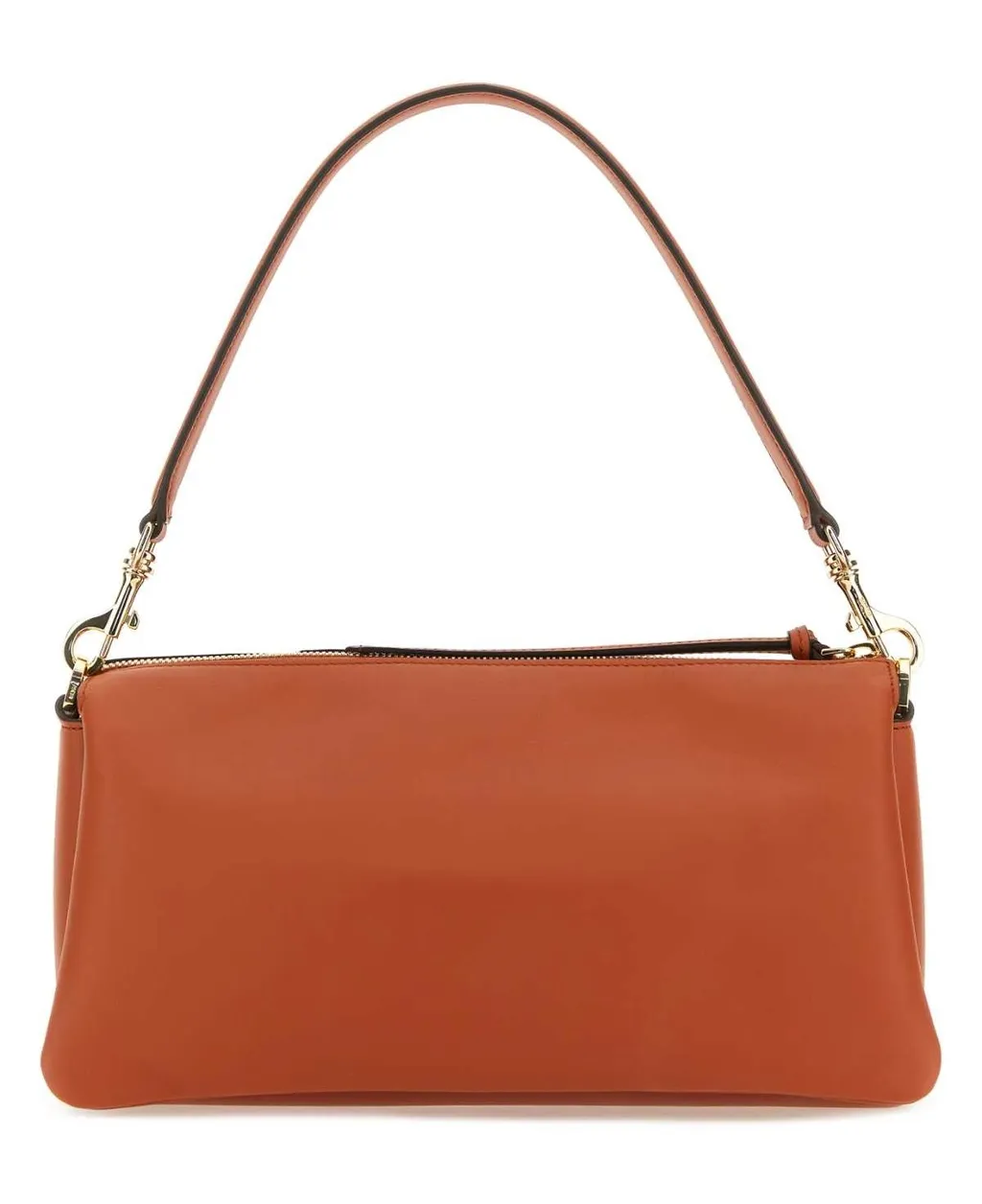 Travia Logo Embossed Small Shoulder Bag
