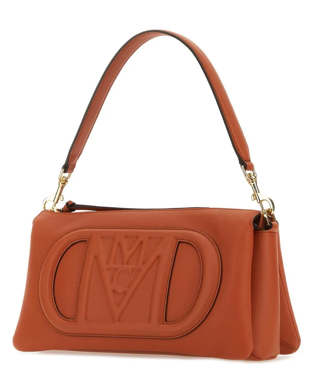 Travia Logo Embossed Small Shoulder Bag