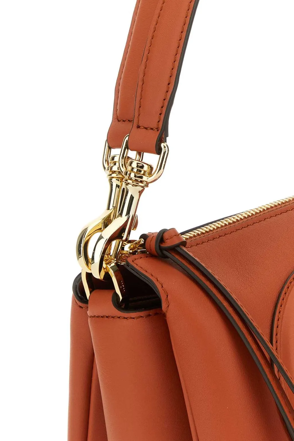 Travia Logo Embossed Small Shoulder Bag