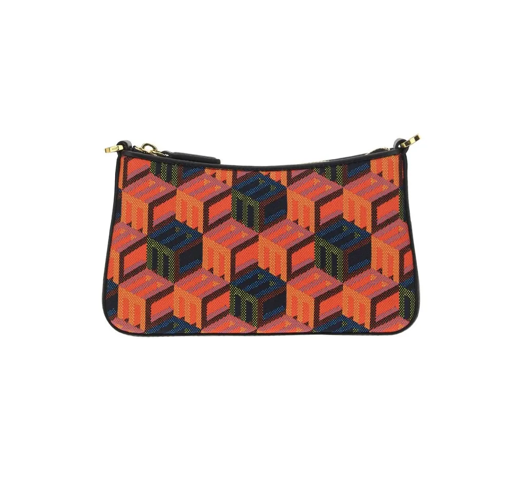 Monogram Zip-Up Mini Shoulder Bag