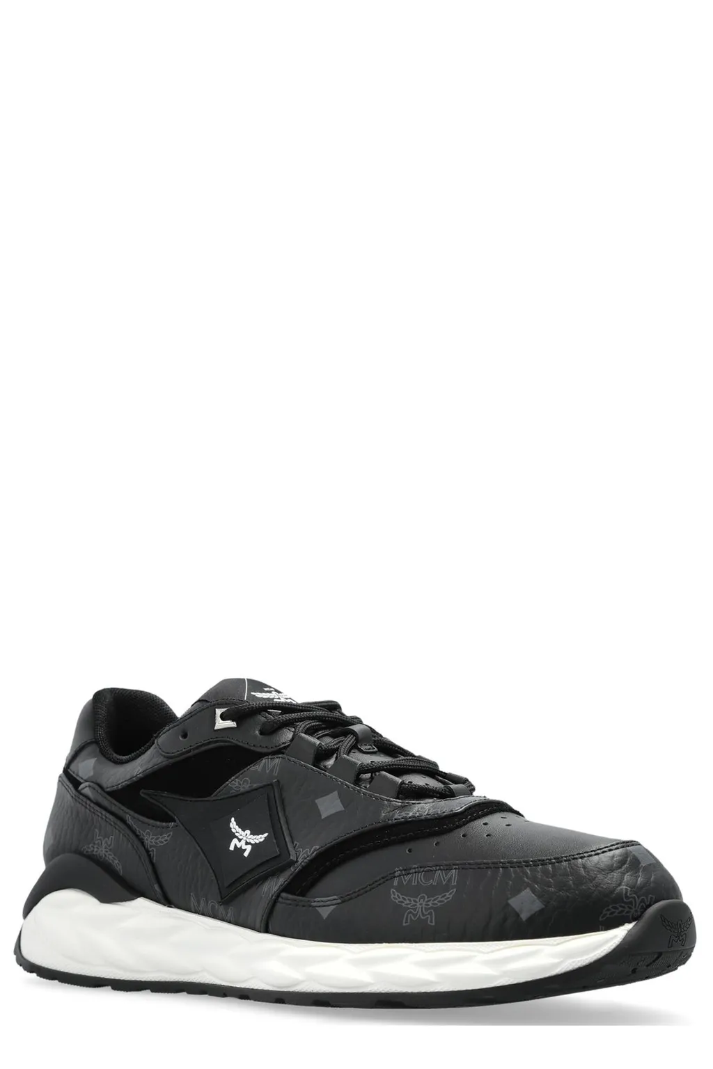 Logo Printed Lace-Up Sneakers