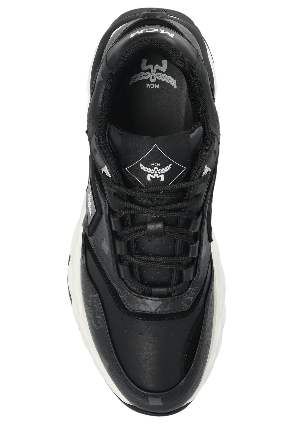 Logo Printed Lace-Up Sneakers