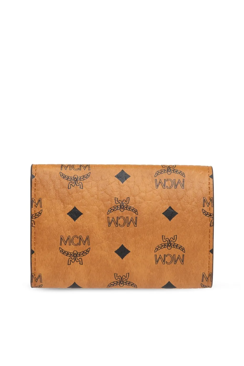 Logo Embossed Foldover Wallet