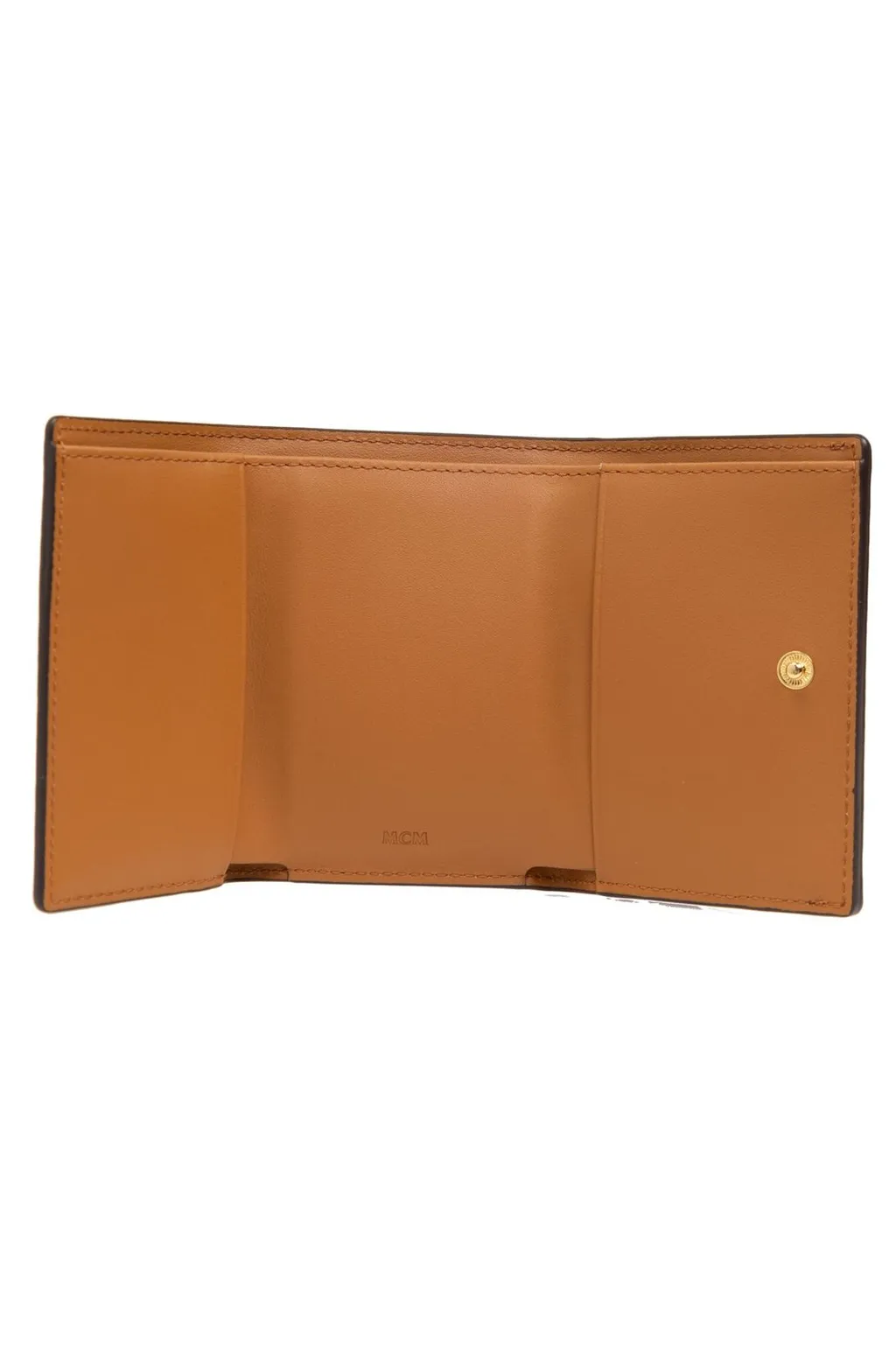 Logo Embossed Foldover Wallet