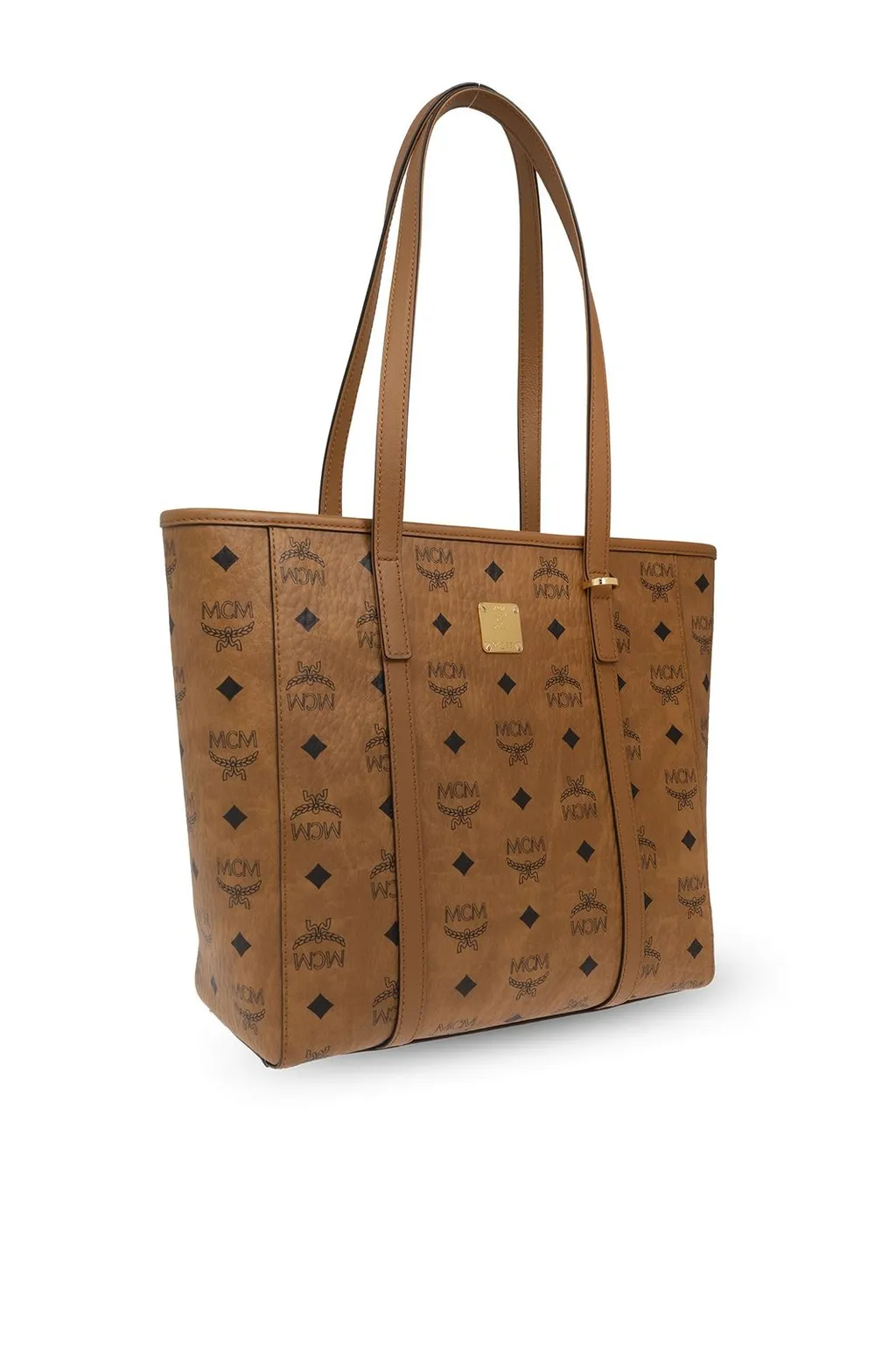 Monogrammed Logo Plaque Tote Bag
