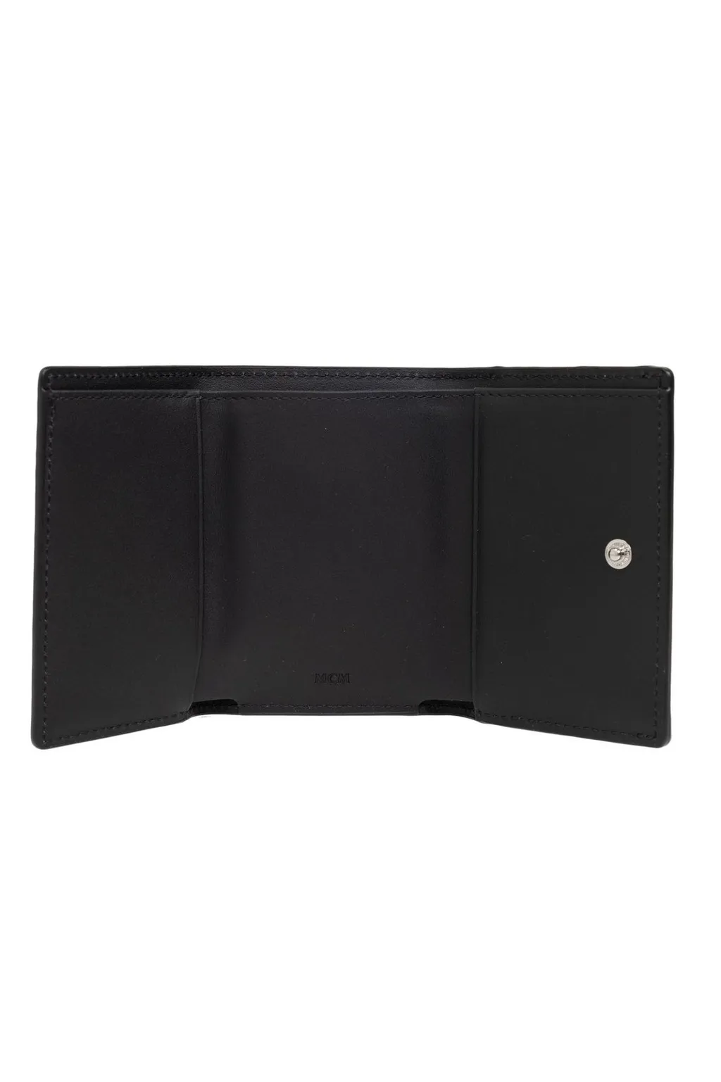 Logo Embossed Foldover Wallet