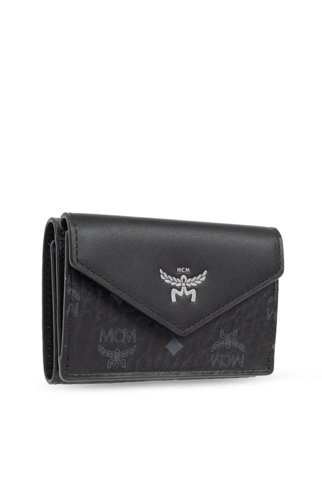 Logo Embossed Foldover Wallet