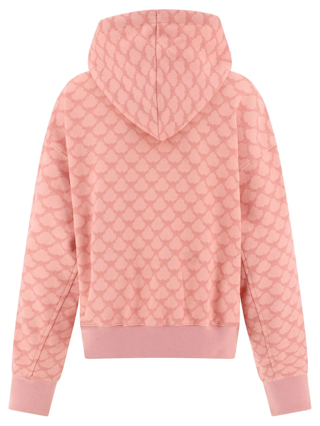 Monogram Printed Drawstring Hoodie