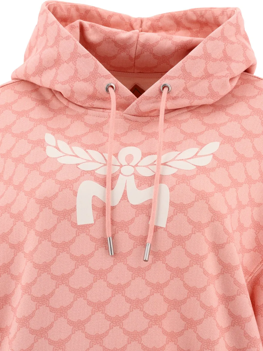Monogram Printed Drawstring Hoodie
