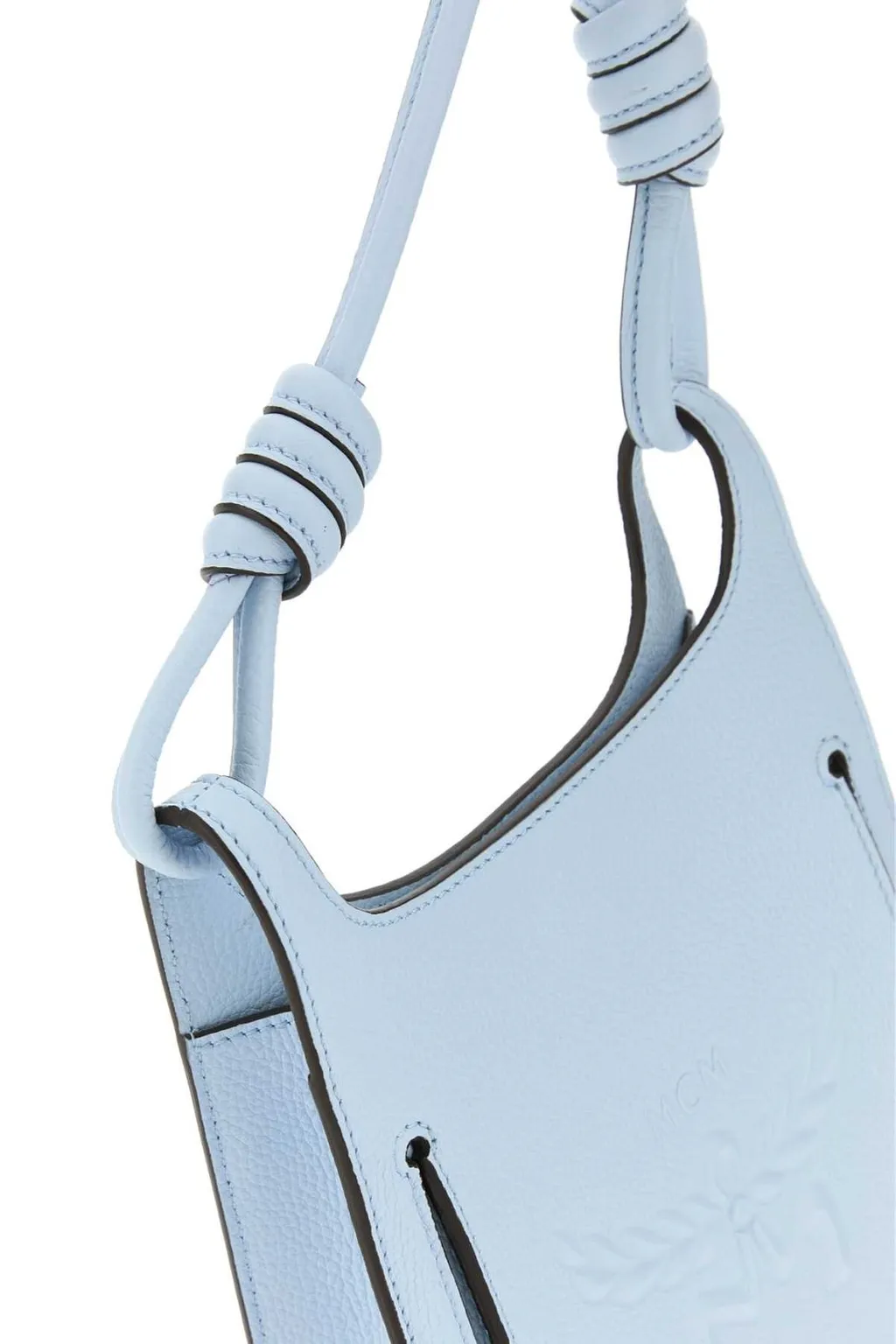 Mini Himmel Logo Embossed Hobo Bag