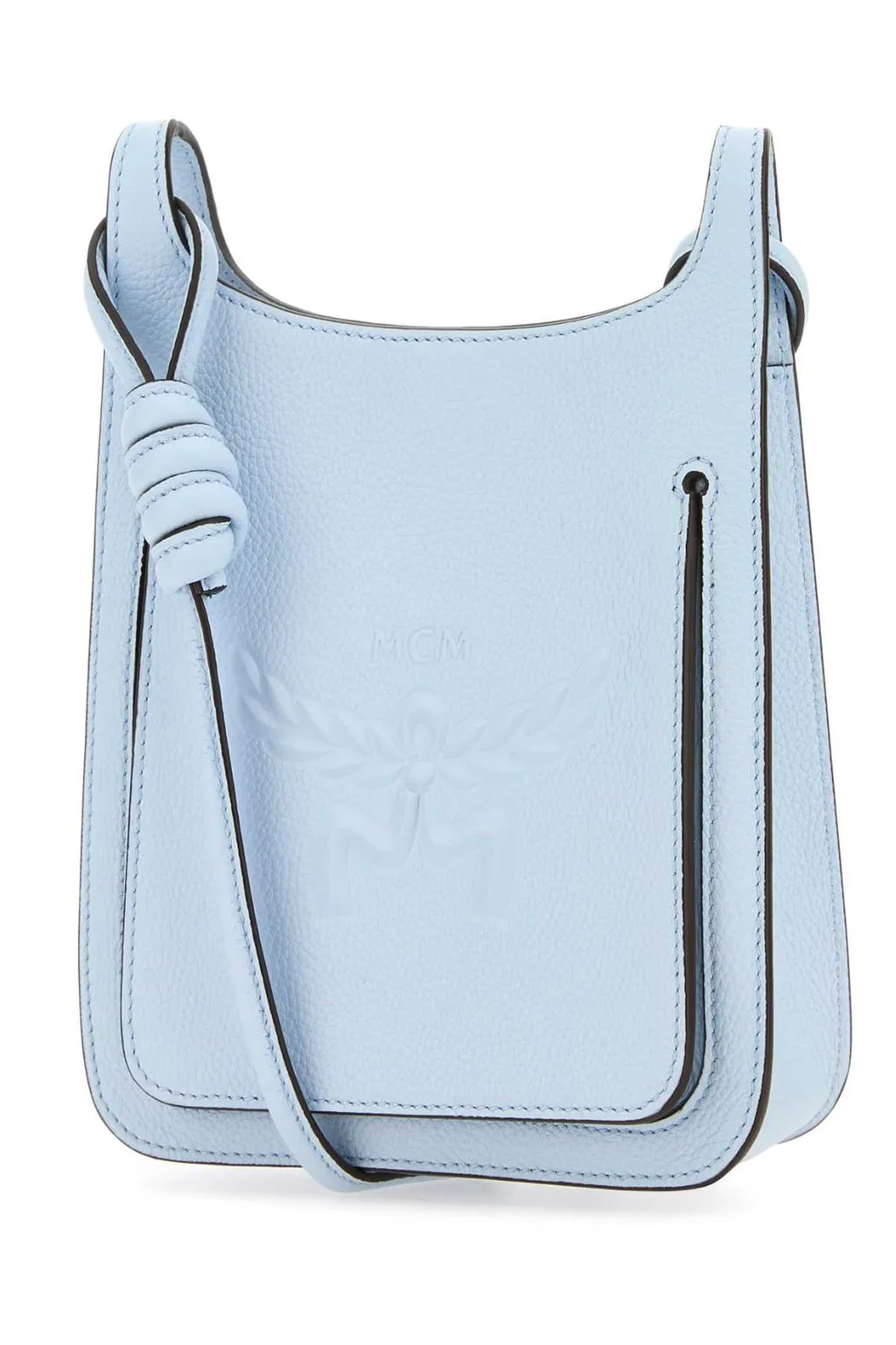 Mini Himmel Logo Embossed Hobo Bag