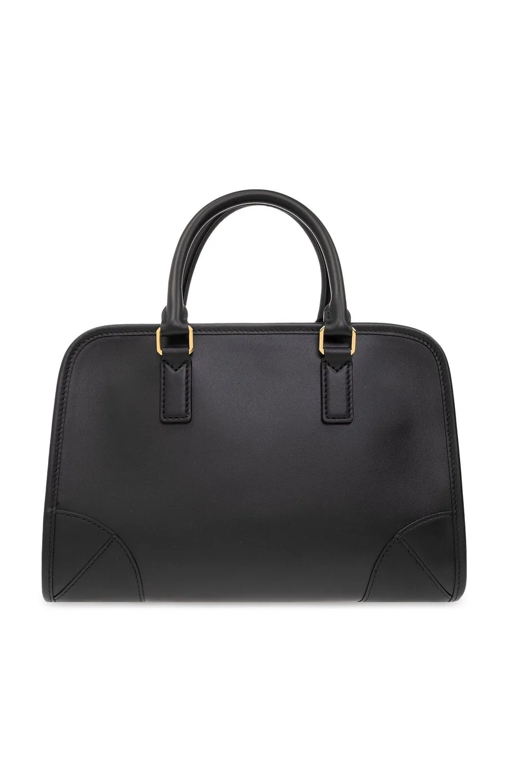 Medium Logo Embossed Aren Boston Bag