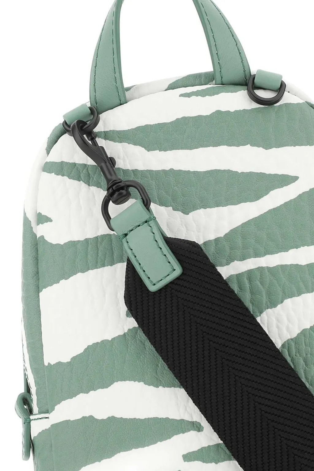 Animal Printed Logo Patch Detailed Backpack