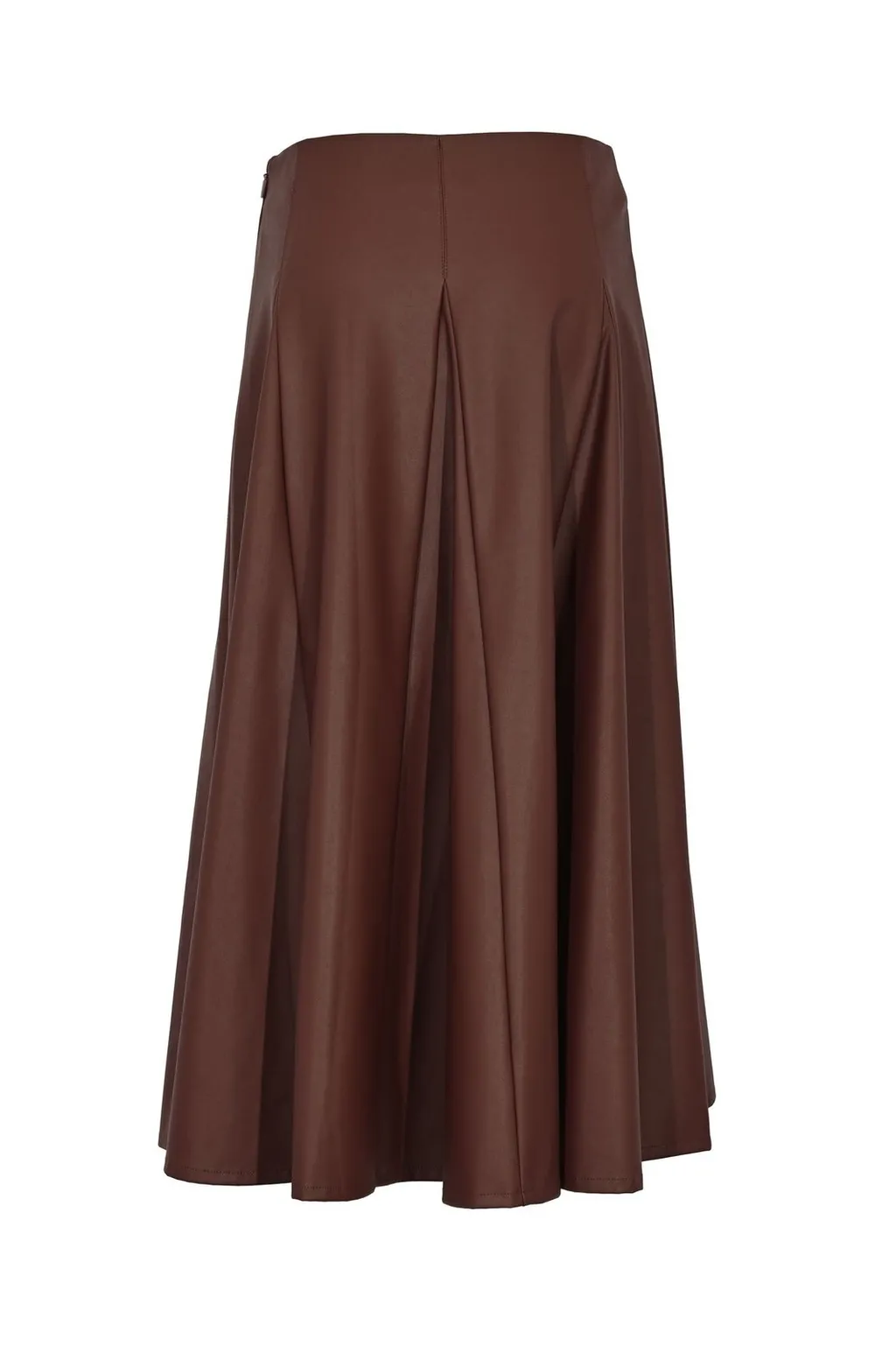 Pleated Midi Skirt