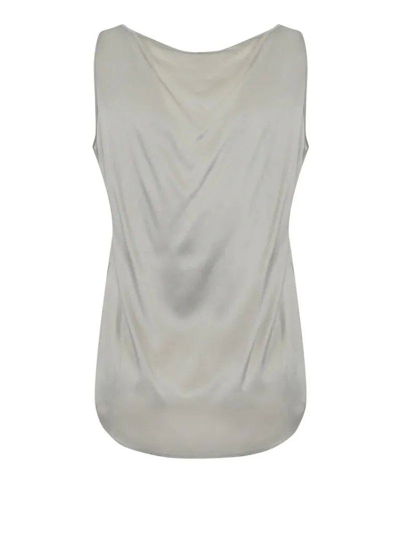 Pan Satin Tank Top