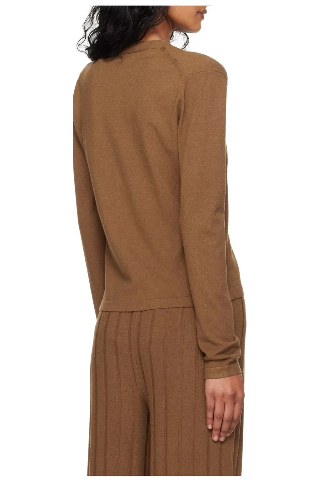 V-Neck Button-Up Cardigan