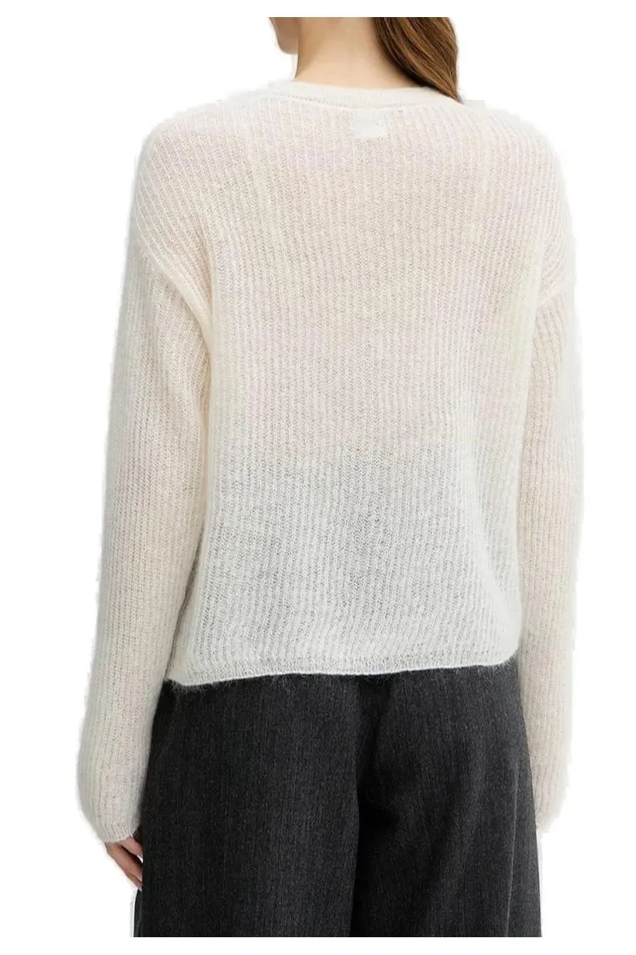 Knitted Cropped Cardigan