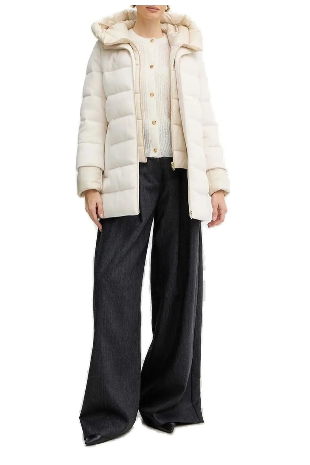Knitted Cropped Cardigan