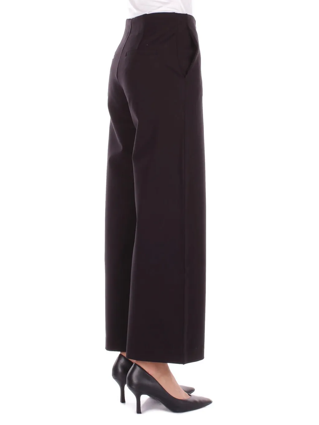 Wide-Leg Tailored Trousers