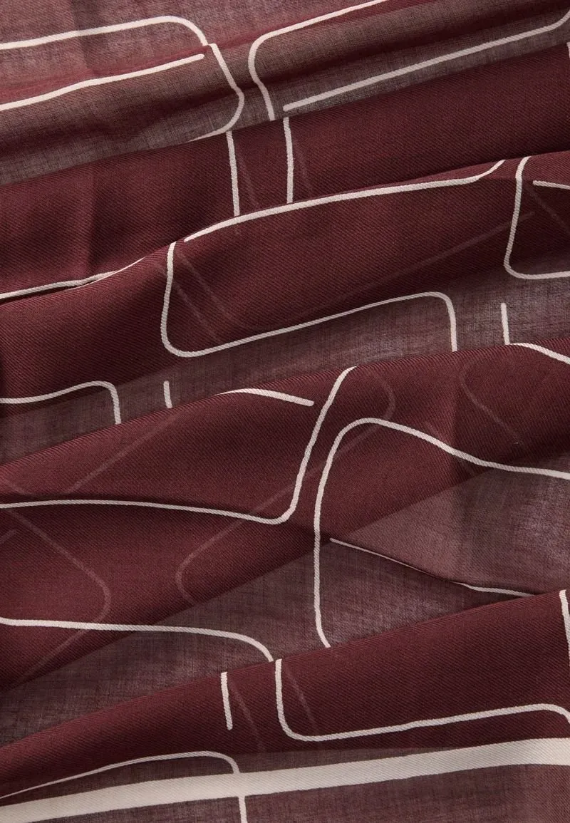 Pattern-Printed Scarf