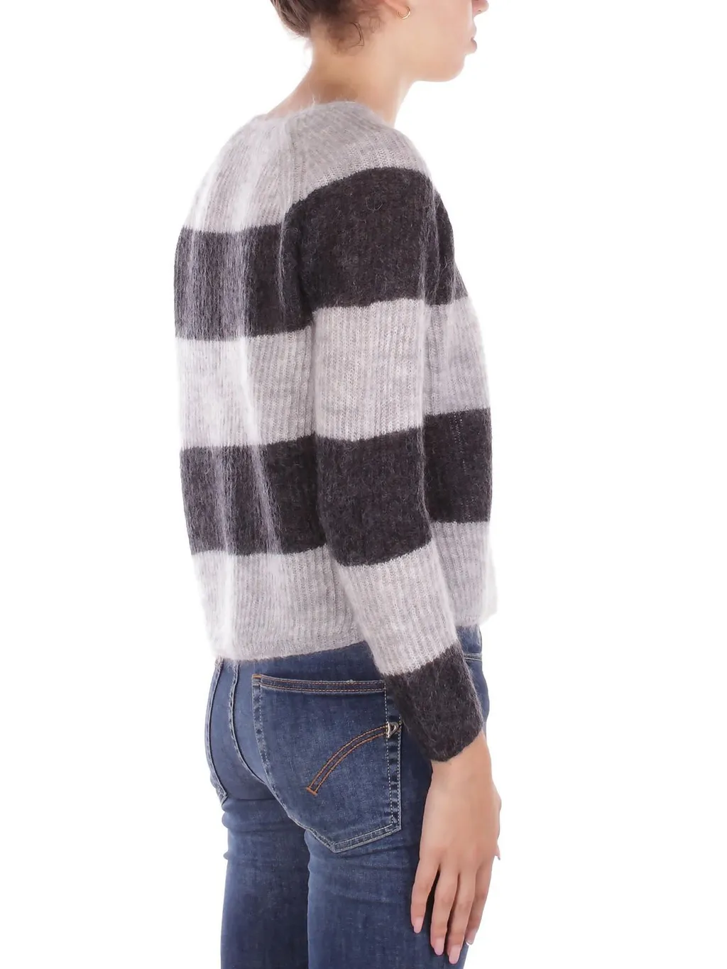 Striped V-Neck Jumper