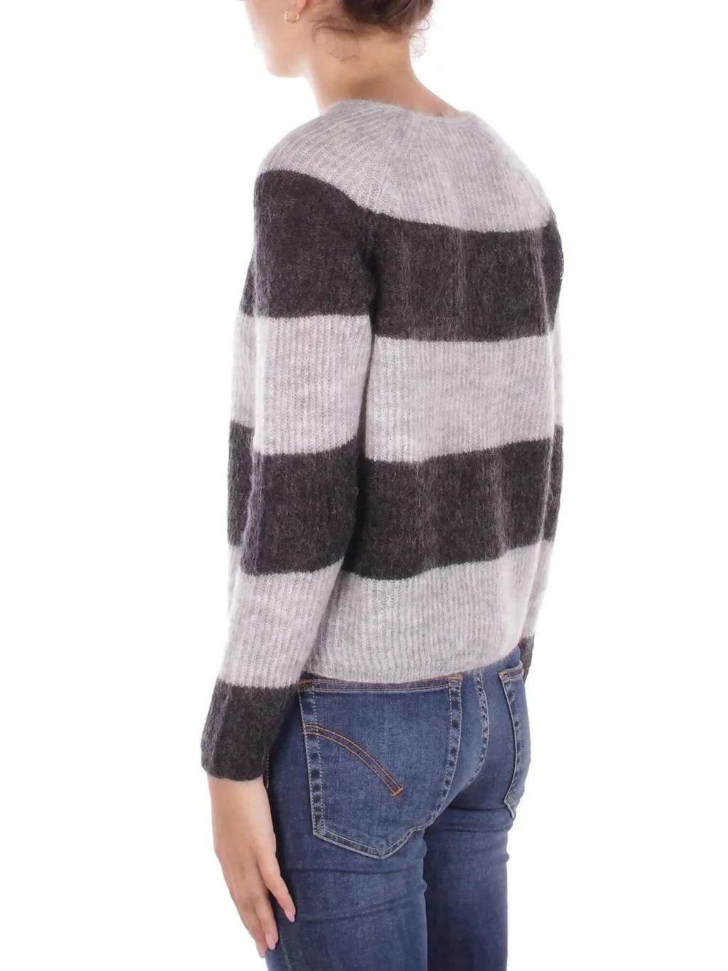 Striped V-Neck Jumper