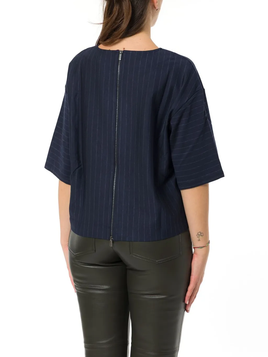 Striped Crewneck Top