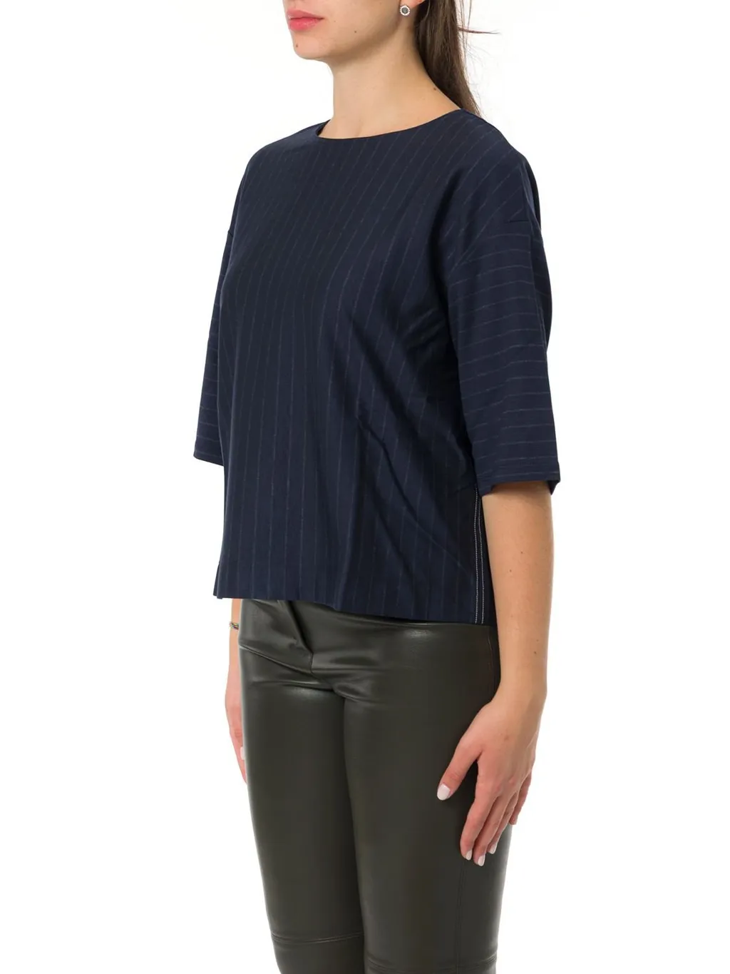 Striped Crewneck Top
