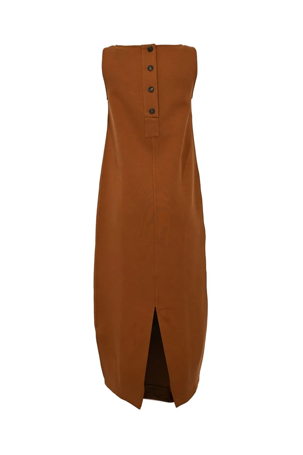 Sleeveless Crewneck Jersey Dress