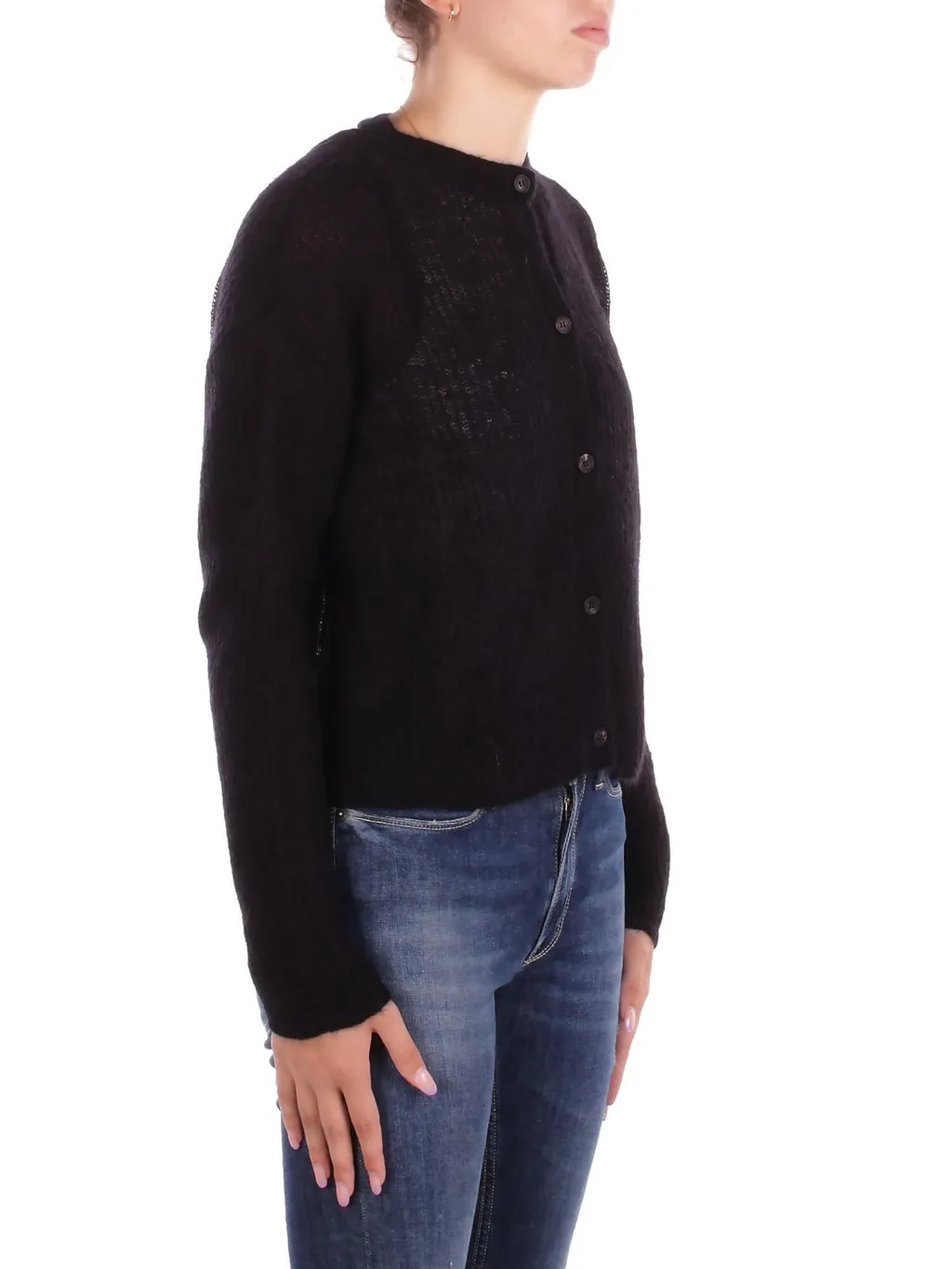 Knitted Cropped Cardigan