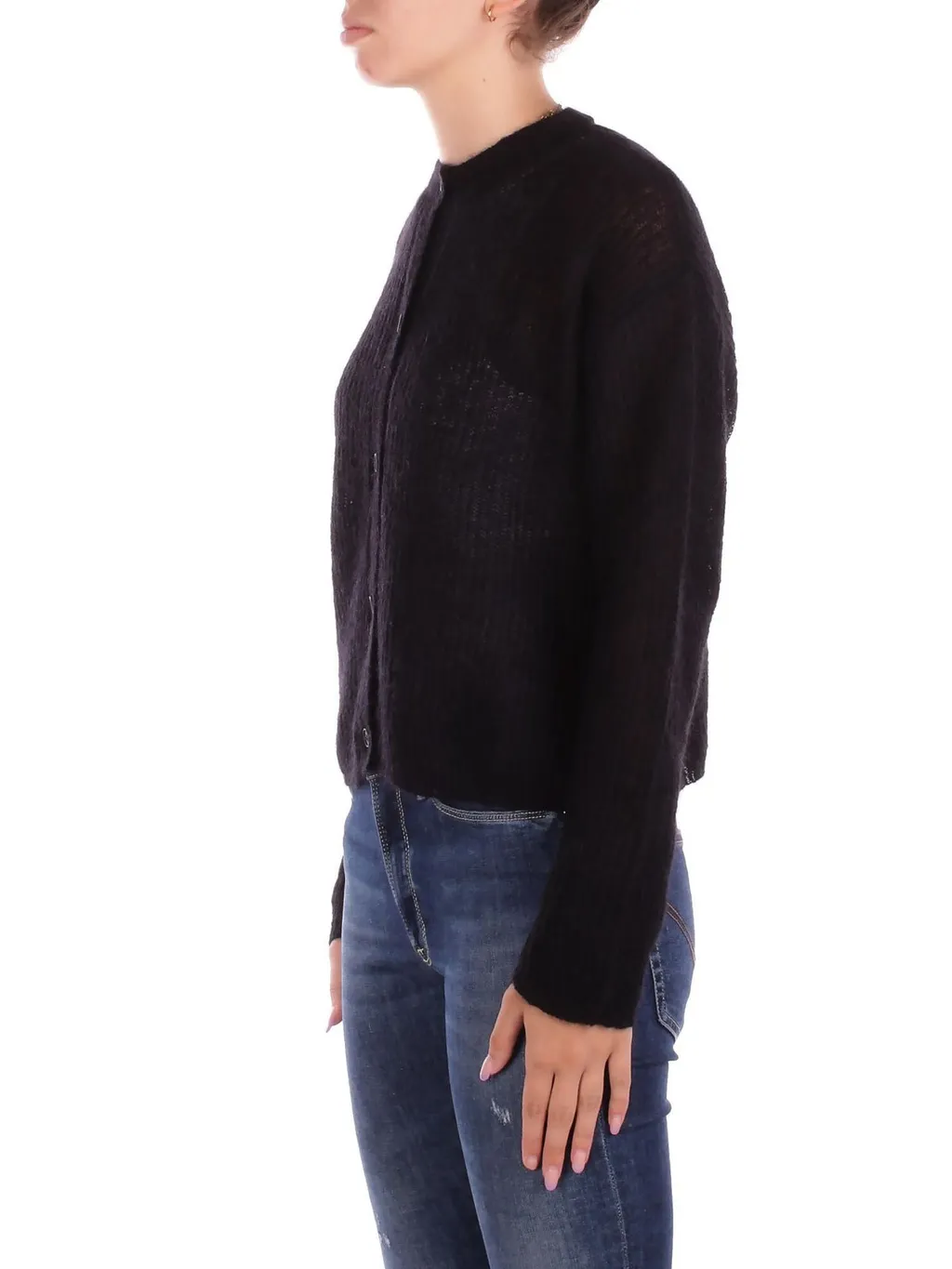 Knitted Cropped Cardigan