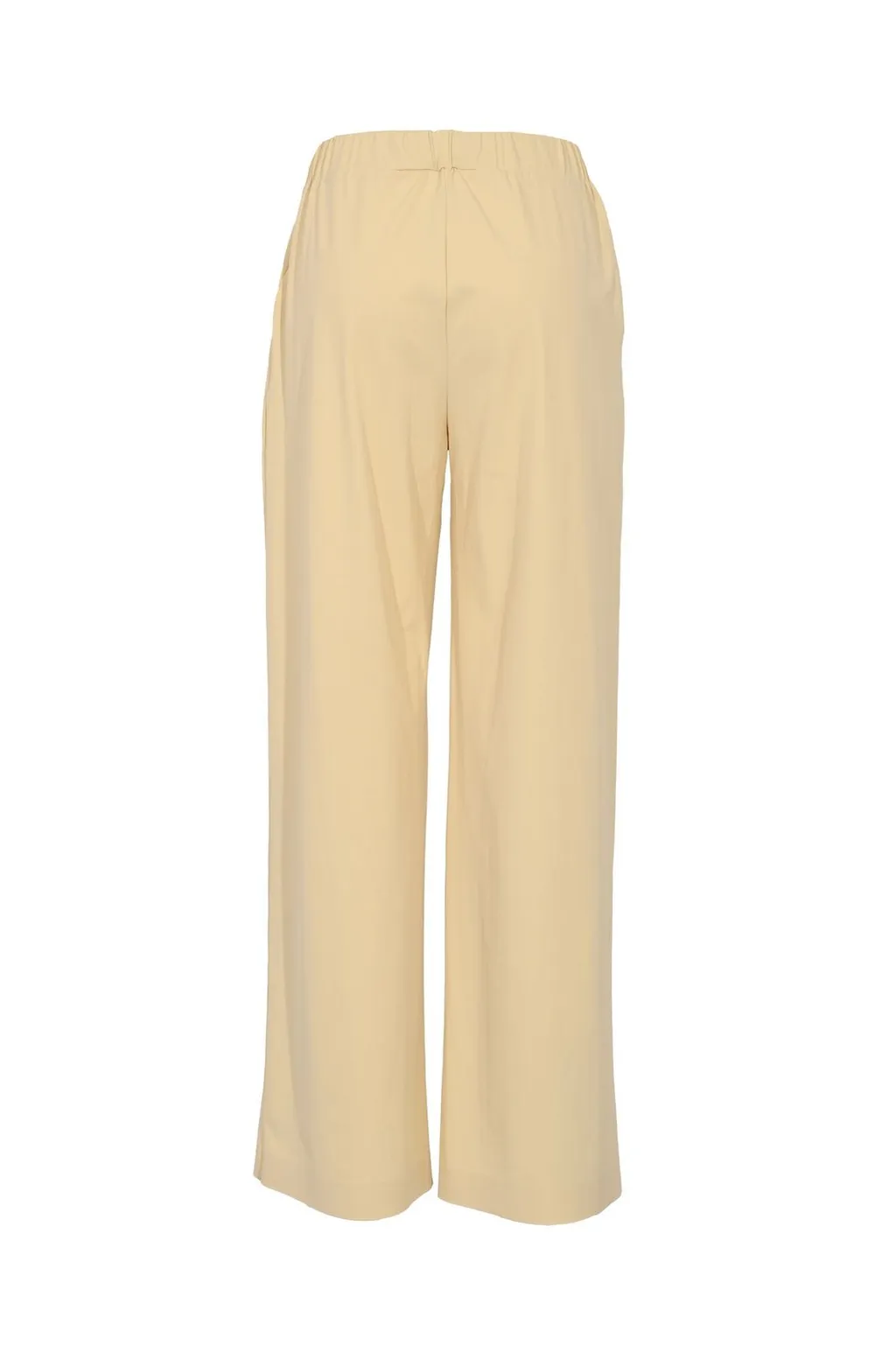 Tied-Waist Wide-Length Pants