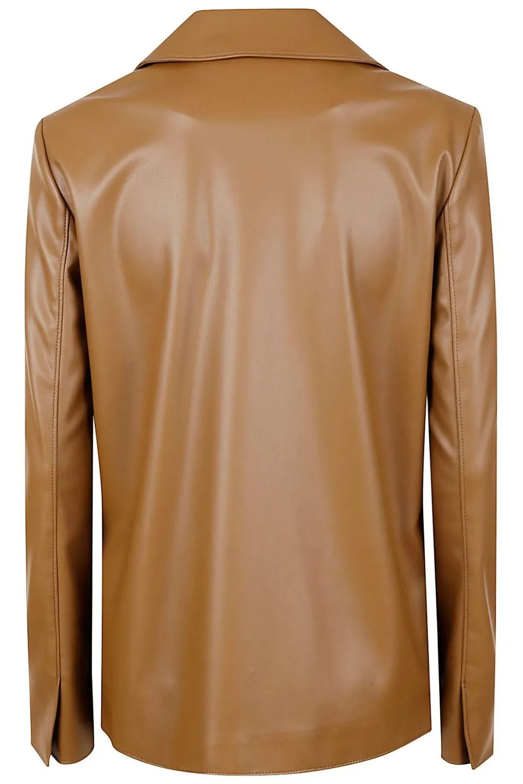 Long-Sleeved Button-Up Jacket