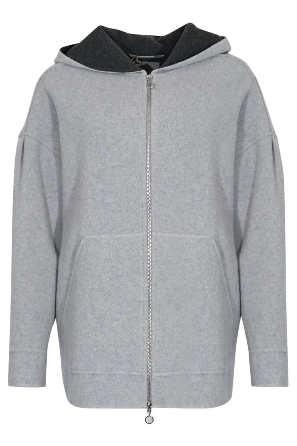 Sottile Zip-Up Hooded Cardigan