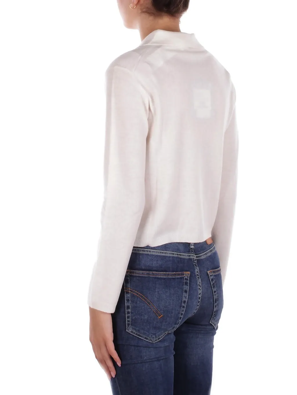 V-Neck Knitted Polo Shirt