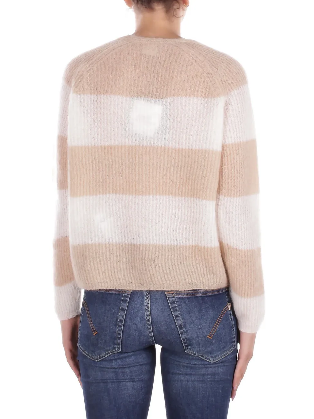 Striped V-Neck Jumper