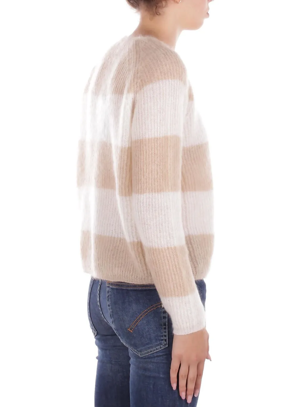 Striped V-Neck Jumper