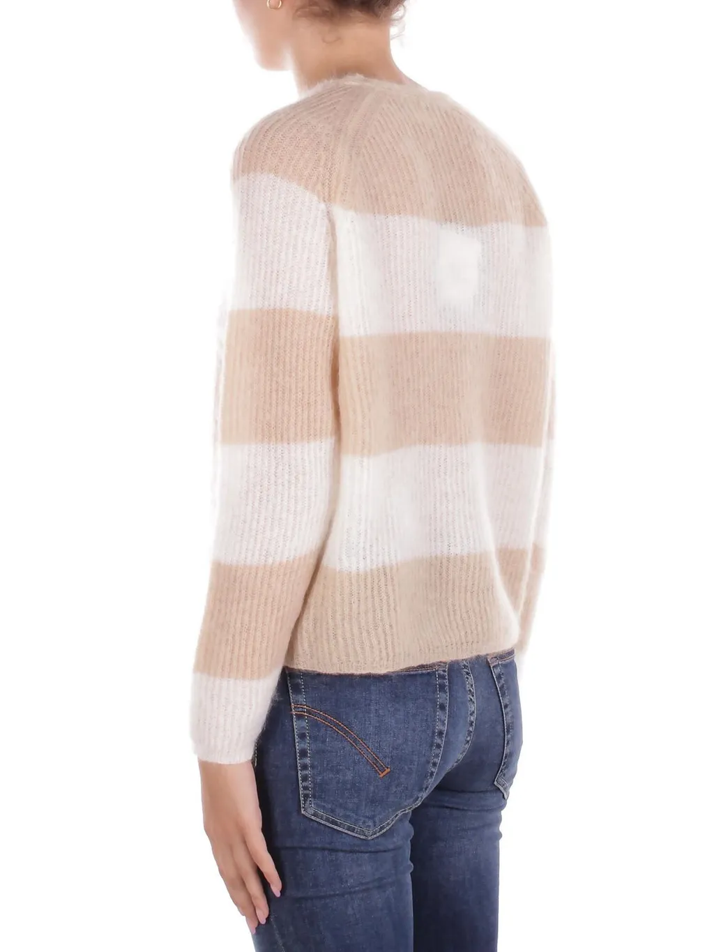 Striped V-Neck Jumper