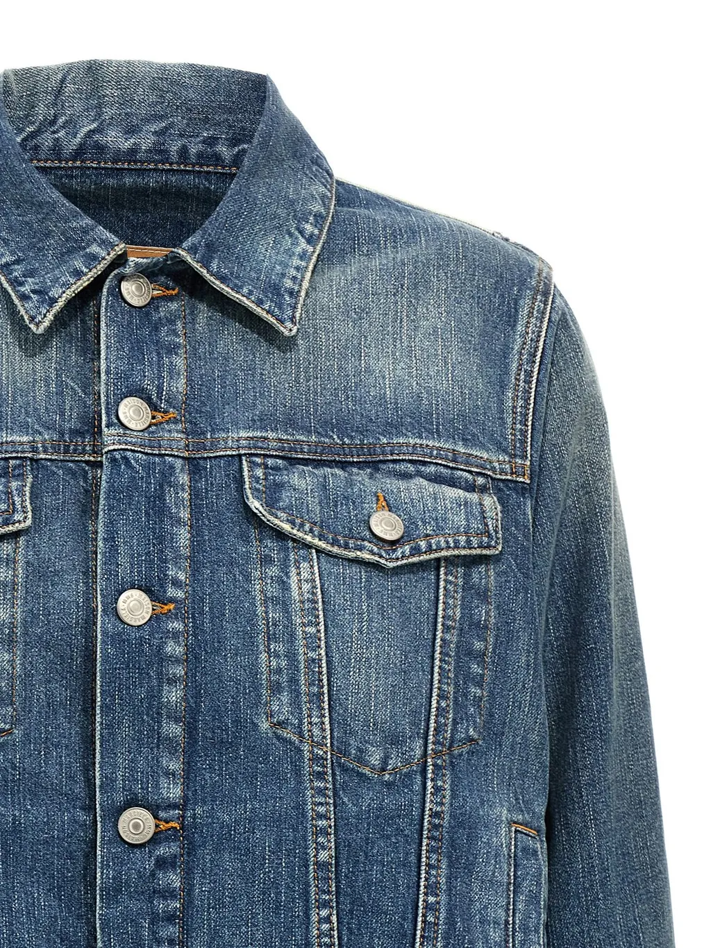 Denim Distressed Jacket