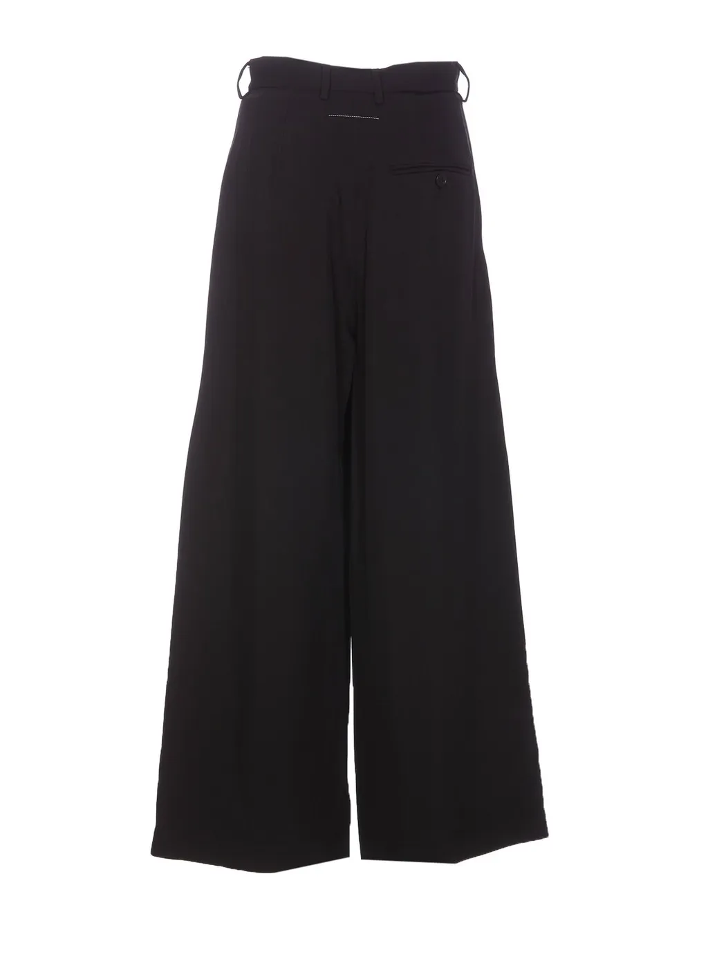 Pleat-Detailed Wide-Leg Trousers